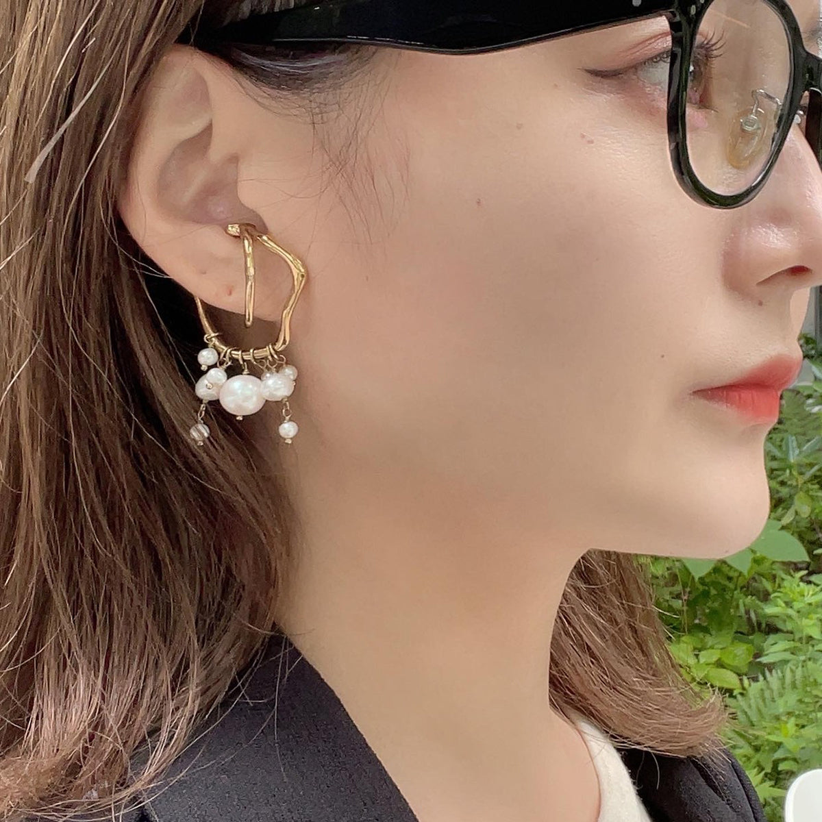 【金属アレルギー対応】イヤーカフ　hyeon