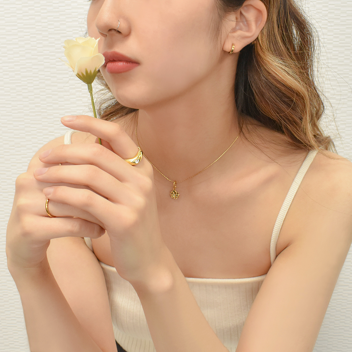 【金属アレルギー対応】リング　byeol