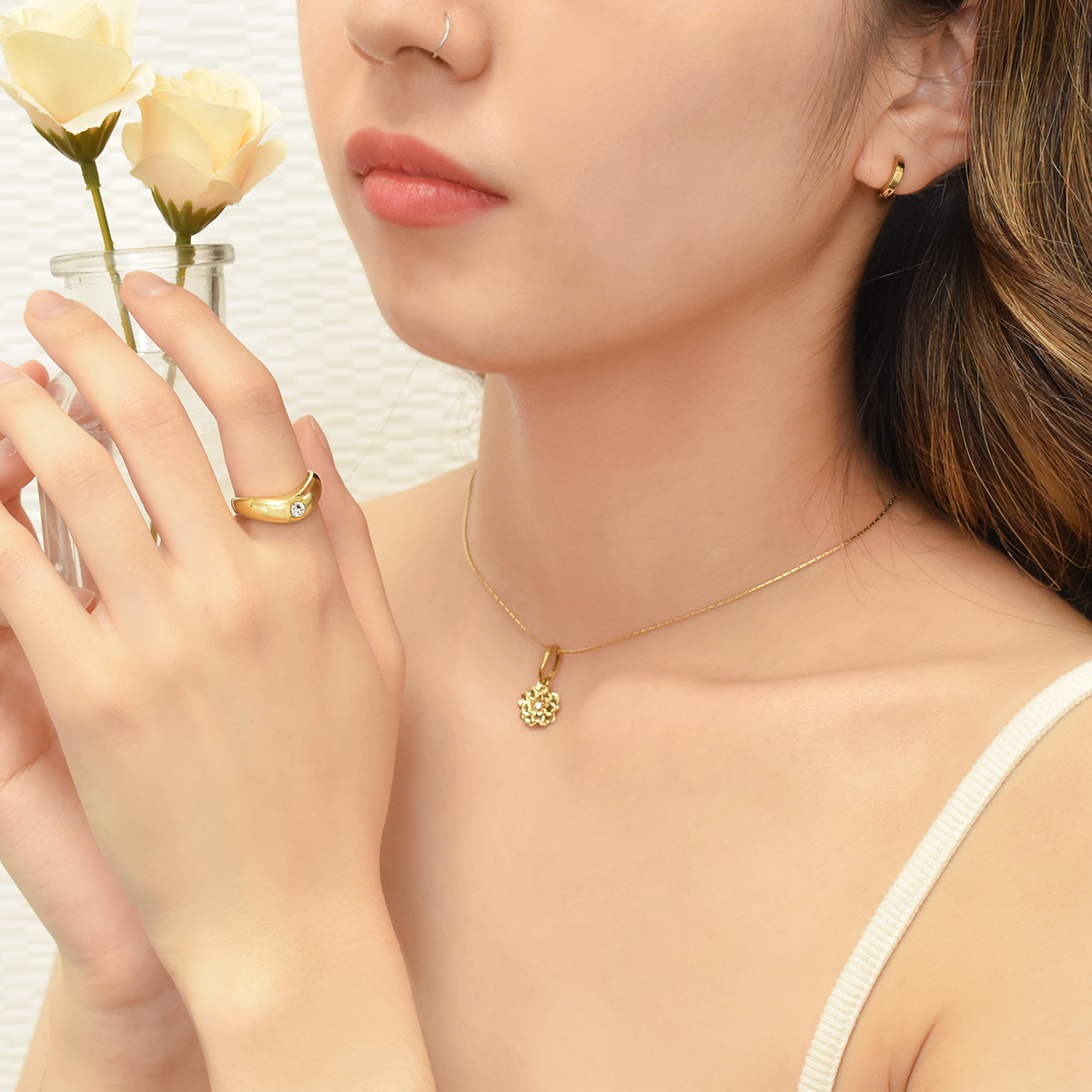 【金属アレルギー対応】リング　byeol