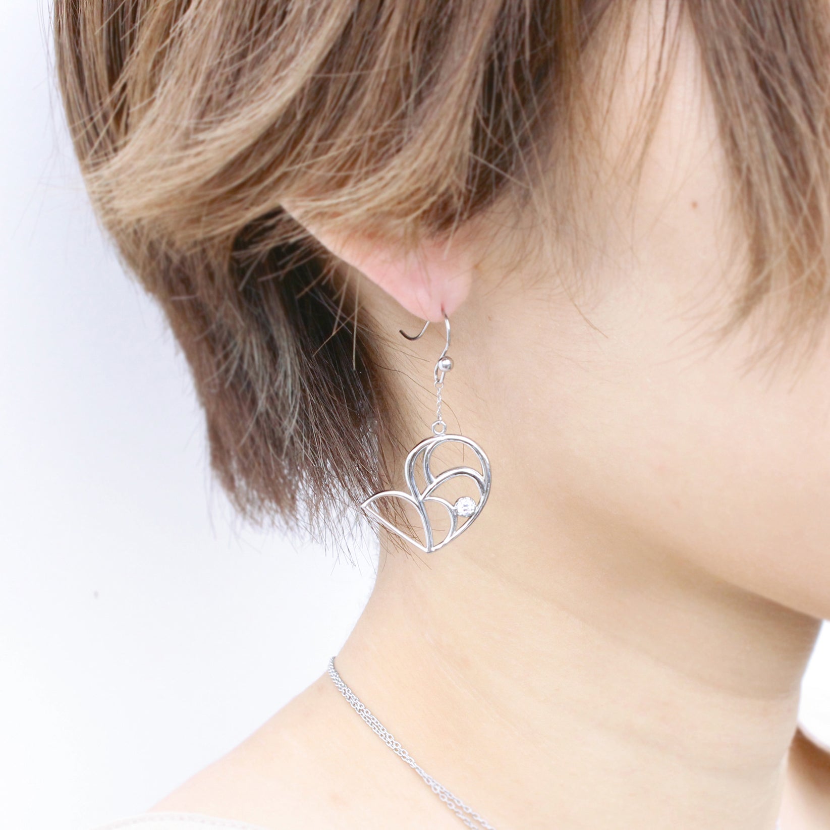【金属アレルギー対応】ピアス　siluria